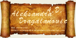 Aleksandra Dragalanović vizit kartica